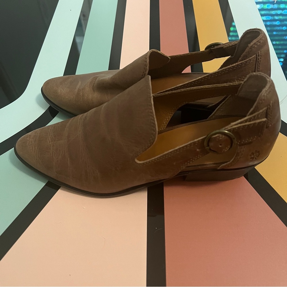 Lucky Brand Myndo Leather Heel, Size 7